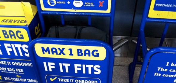 Нормы провоза багажа Ryanair